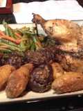 Roasted Cornish Hens, Green Beans, & Roasted Fingerling Potatoes