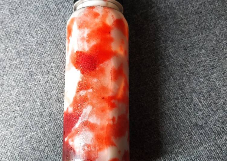 Korean Strawberry Latte