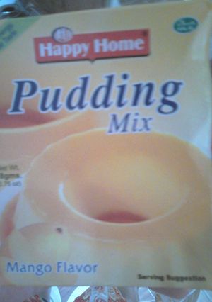 A picture of Mango pudding.