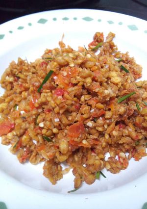 Foto resep sambel tempe