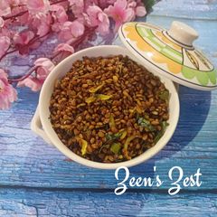 A picture of Ulava Gudalu/ Stir Fried Horse Gram.