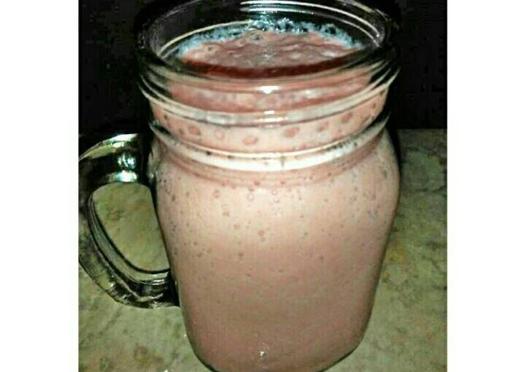 Bagaimana Membuat Smooties jambu merah lembut yang Lezat Sekali