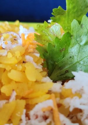 A picture of Coconut Poha.