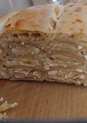 Rakott túrós palacsinta recept fotója