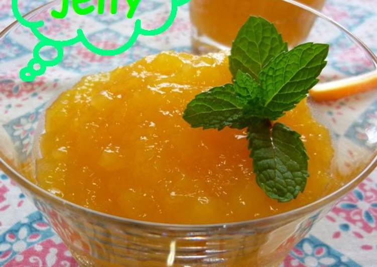 Soft and Wobbly Orange Jelly