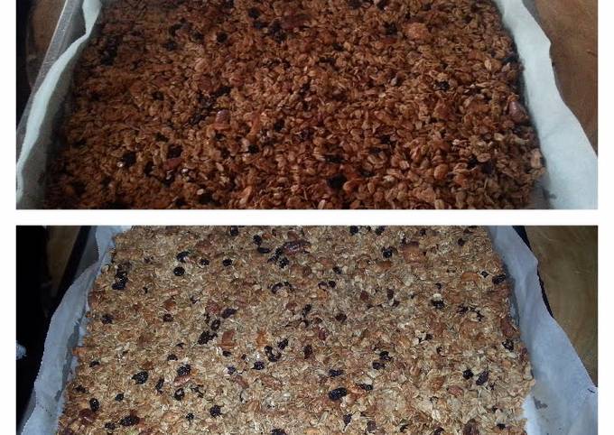 Steps to Make Favorite Bourbon treacle and vanilla granola