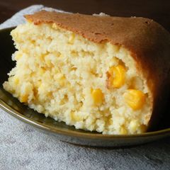 A picture of Okara Sweet Corn Cake.