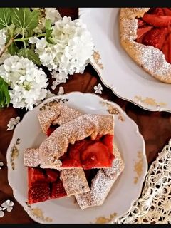 O poză a rețetei Tartă cu căpșuni.