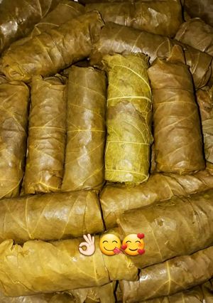 عکسی از دستور دلمه برگ انگور