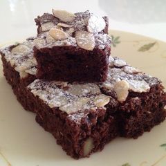 A picture of Rich, Easy Brownies with Pancake Mix.