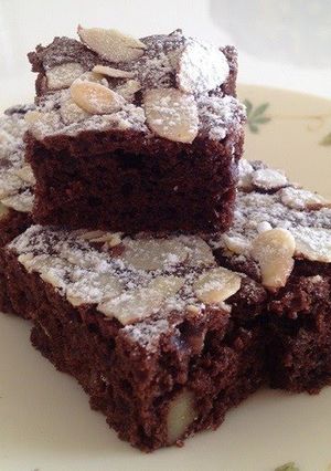 A picture of Rich, Easy Brownies with Pancake Mix.