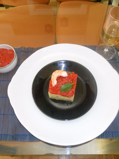 Una foto de Cous-cous con aceite de albahaca