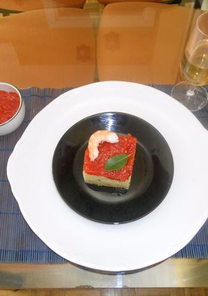 Foto principal de Cous-cous con aceite de albahaca