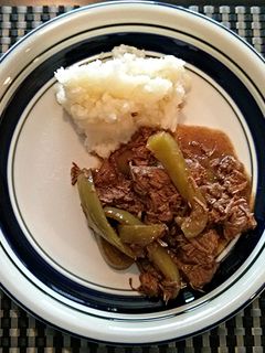 A picture of Slow Cooker Pepper Beef.