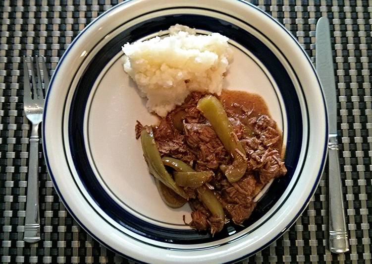 Steps to Make Any-night-of-the-week Slow Cooker Pepper Beef