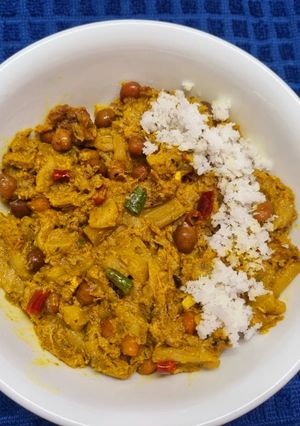 A picture of Satvik Taro Stem / Kochu Saag Ghonto.