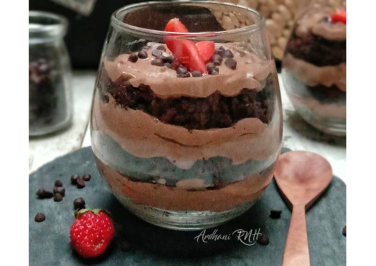 Brownies Cake In Jar