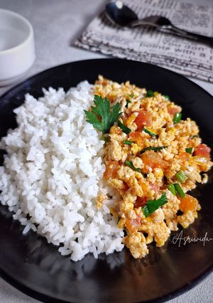 Foto resep Tomato Scramble Egg