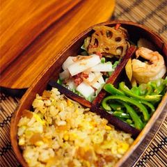 A picture of Narazuke Fried Rice Bento.