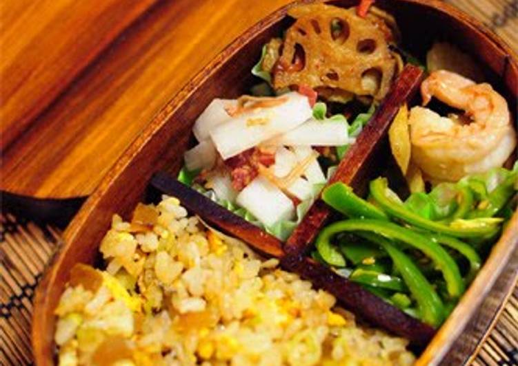 Recipe of Favorite Narazuke Fried Rice Bento