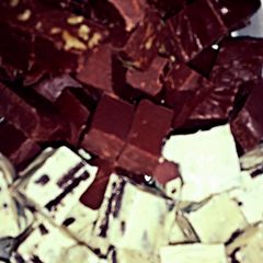 A picture of Kayla's easy fail proof fudge.