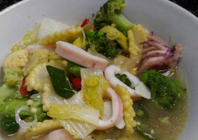 Resep Cap Cay cah cumi 🍲, Bisa Manjain Lidah