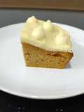 Bizcocho de calabaza y chocolate blanco