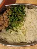 Lunch box con garbanzos