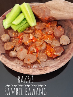 Foto resep Bakso Sambel Bawang