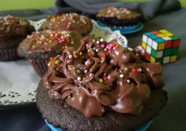 Cupcake coklat brownies