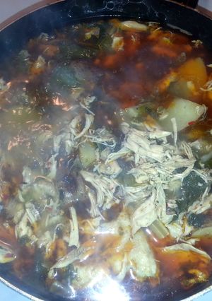 A picture of Tandoori Chicken Soup.