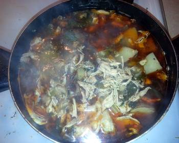 How To Serving Recipe Tandoori Chicken Soup Yummy