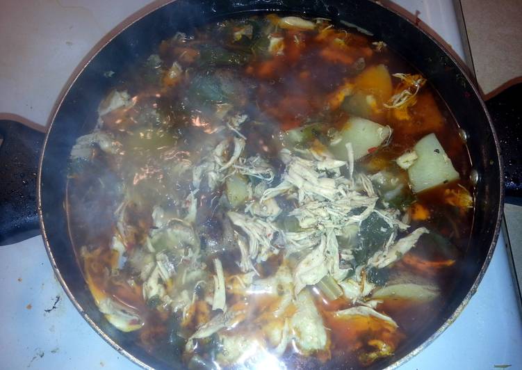Tandoori Chicken Soup