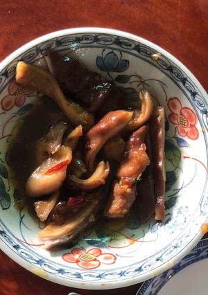Hình của món Bao tử phá nấu.
