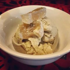 A picture of Easy peanut butter and banana ice cream.