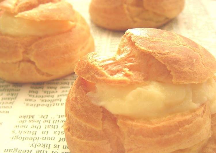 Easiest Way to Prepare Perfect Cream Puffs with Soy Milk | Quick Recipe For Two