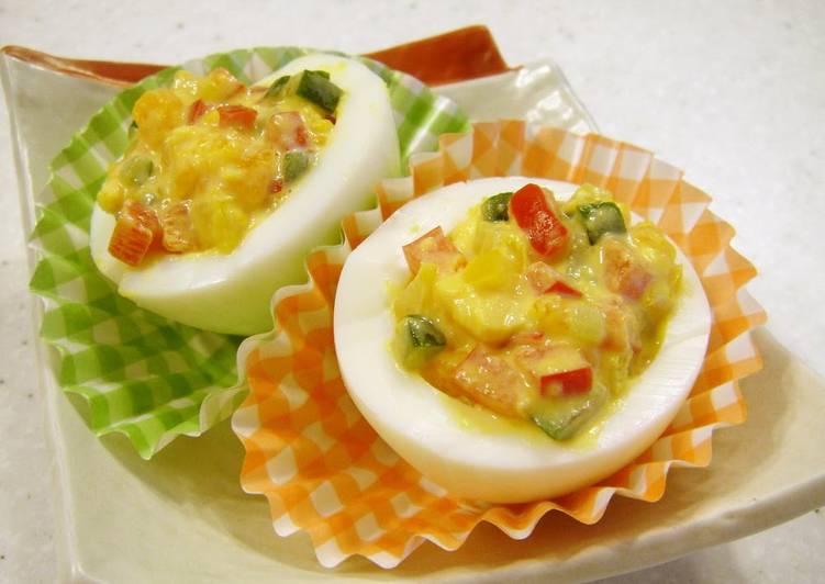 How to Make Homemade Deviled Eggs for your Bento.