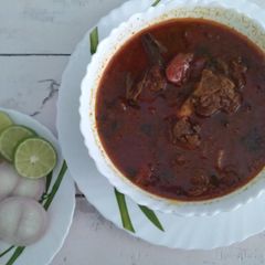 A picture of Sindhi mutton curry(Teevan recipe).