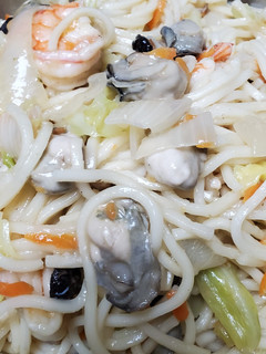 海鮮炒麵 的食譜成品照片