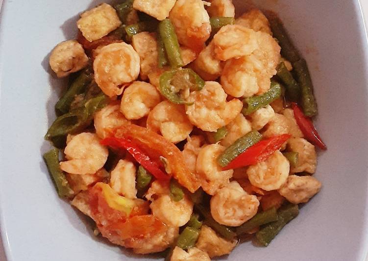 Resep: Udang sayur lada hitam yang Nikmat