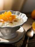 Milchreis mit Orange - lactosefrei, zuckerfrei