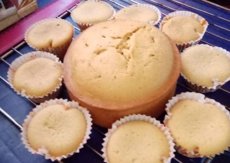 Simple Way to Make Quick Butterscotch cup cakes