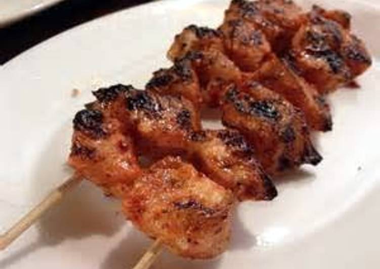 Easiest Way to Make Homemade Tandoori chicken skewers