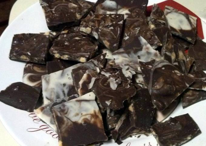 Easiest Way to Make Homemade Mocha Almond Chocolate Bark for Healthy Recipe