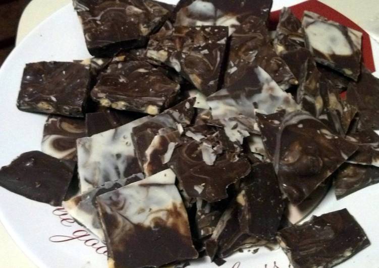 Simple Way to Prepare Super Quick Homemade Mocha Almond Chocolate Bark