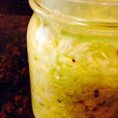 A picture of Homemade Sauerkraut.