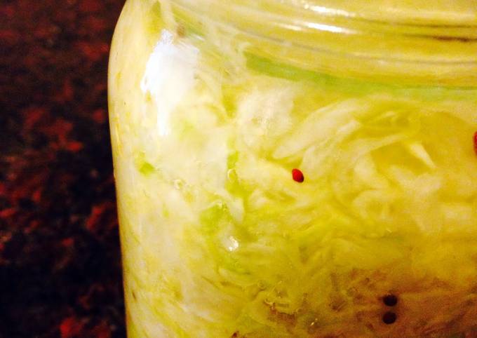 Easiest Way to Prepare Homemade Homemade Sauerkraut