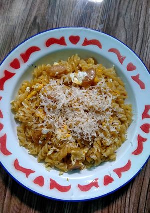Foto resep Makaroni telor jajan sd