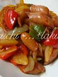 Wiener Sausage and Vegetable Sweet Vinegar Stir-fry