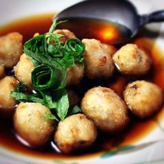 A picture of Simple is Best! Soft and Creamy Deep-Fried Taro Roots in Sauce (Agedashi).